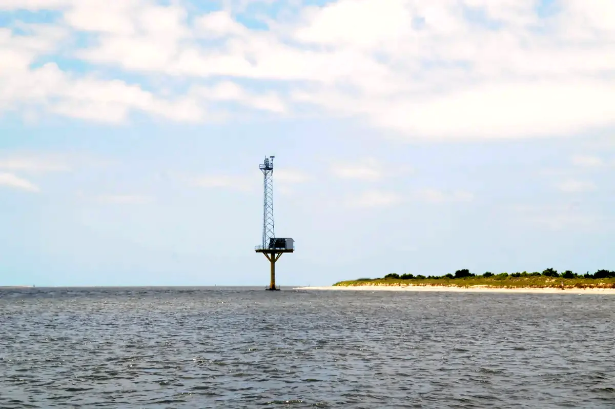 The lower Cape Fear River near Southport, Brunswick County