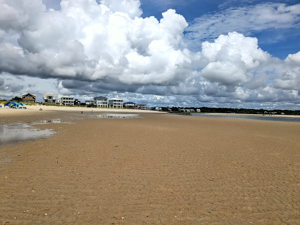 The north end of Pawleys Island at low tide