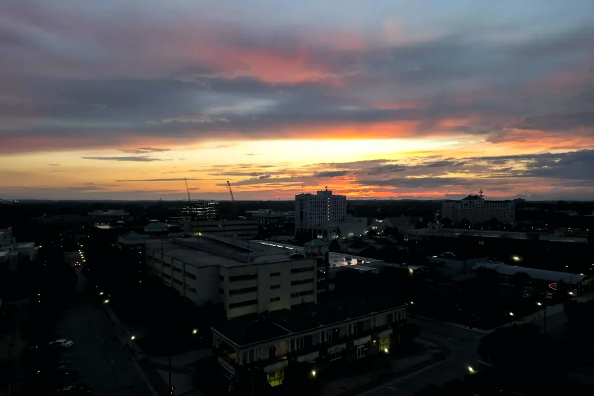 Spartanburg at sunset